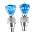 thumbnail image 1 of UDIYO 2Pcs Luminous Tire Valve Caps with LED Flashing Light for Car Bicycle Motorcycle, 1 of 7