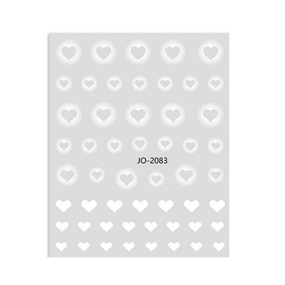 UDIYO 2Pcs Nail Stickers Self Adhesive Waterproof Eco-friendly Strong Stickiness Easy to Apply Bow-knot Butterfly Nail Sticker Manicure Decor Nail Supplies
