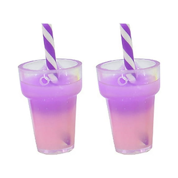 UDIYO 2Pcs Smooth Handicraft Toys Mini Resin Drink Cups Ornament Gifts for Decor