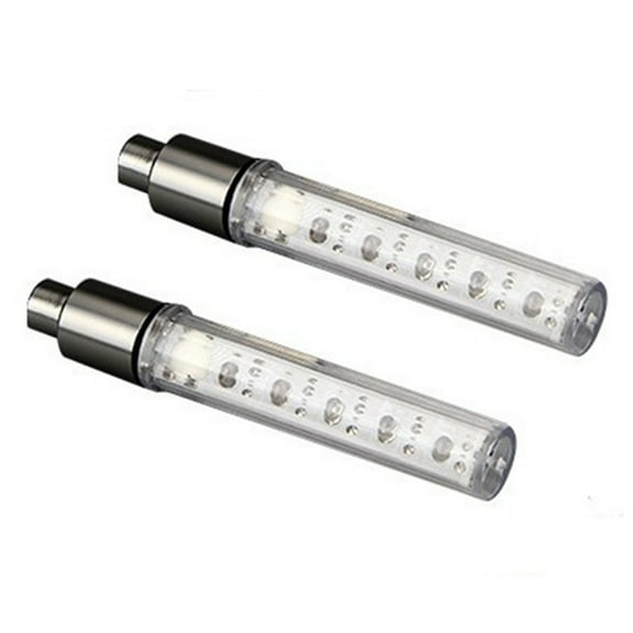 UDIYO 2Pcs Tire Valve Lamp Convenient Wear-resistant Attractive Colorful LED Tyre Light for Bicycle