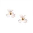 thumbnail image 1 of UDIYO 2Pcs Women Earrings Flower Shape Anti Rust Alloy Ear Studs Earrings Jewelry for Party, 1 of 7