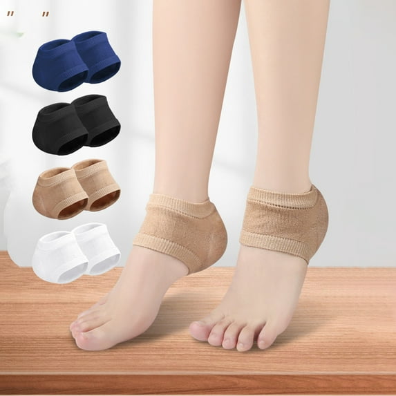 UDIYO 3 Pairs Plantar Fasciitis Heel Cups for Heel Pain Heel Protectors Heel Sleeves Pads, Heel Support for Heel Pain, Heel Spur, Cracked Heels for Women and Men