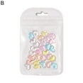 thumbnail image 1 of UDIYO 30Pcs Nail Ornaments Ice Penetration Translucent Flat Bottom Drill Peach Heart Rhinestone for Beauty, 1 of 7