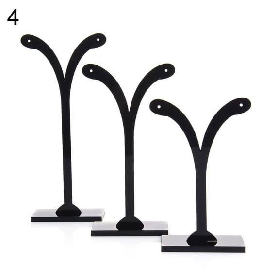UDIYO 3Pcs Crotch Earring Ear Studs Jewelry Rack Display Stand Storage Hanger Holder