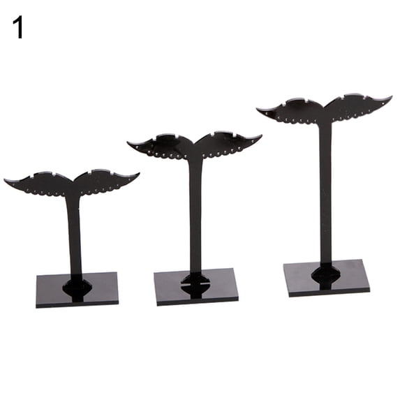 UDIYO 3Pcs Crotch Earring Ear Studs Jewelry Rack Display Stand Storage Hanger Holder