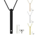 thumbnail image 1 of UDIYO 4 Sets Urn Necklace Ashes Necklace Pendant for Memorial Ashes Stainless Steel Keepsake Jewelry Cremation Necklace for Human Ashes, 1 of 8