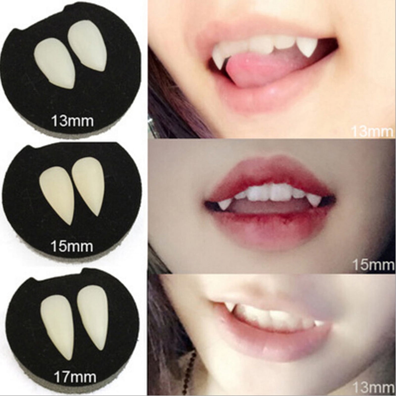  xutengy 4 Pieces Vampire Teeth Fangs with Vampire