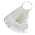 thumbnail image 1 of UDIYO 40Pcs Fan Shape Nail Art Polish Color Card Practice Sample False Tips Display, 1 of 7