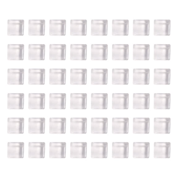 UDIYO 48Pcs Nail Polish Display Water Ripple Irregular Shape Nail Art Tool Transparent Nail Color Board Tips Swatch Card for Showing Gel Polish