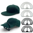 thumbnail image 1 of UDIYO 4Pcs Hat Brim Bender, Hat Curving Band with Two Curve Option, Hat Shaper Stand Design, Hat Racks For Baseball Caps & Cowboy Hat Organizer, Fitted Hat Brim Bender, 1 of 8