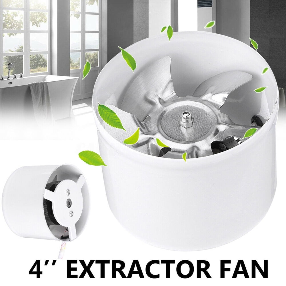 Hon&Guan 3 Inch Duct Fan, High Efficiency Inline Fan Mixed Flow