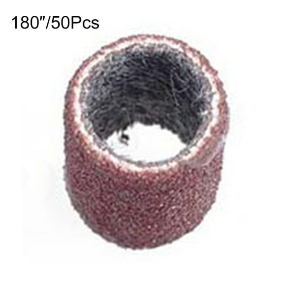 UDIYO 50 Pcs Sanding Band Grinding Wheel Nail Art DIY Pedicure Sander Sandingsleeve