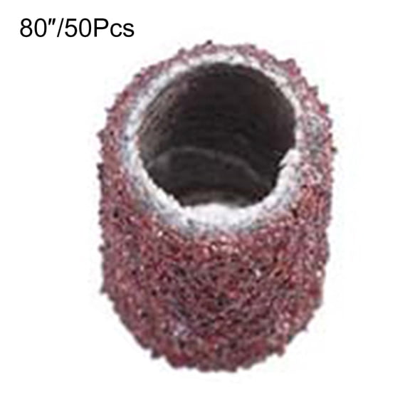 UDIYO 50 Pcs Sanding Band Grinding Wheel Nail Art DIY Pedicure Sander Sandingsleeve