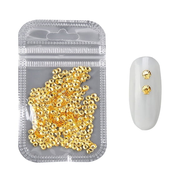 UDIYO 500Pcs/Pack Nail Art Studs Hollow Design Decorating Nails Metal Fashion Manicure Rivet Sequins for Beauty