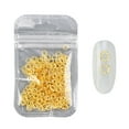 thumbnail image 1 of UDIYO 500Pcs/Pack Nail Metal Sticker Rivets Shape DIY Metal Non Drop Manicure Studs Sequins for Female, 1 of 7