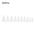 thumbnail image 1 of UDIYO 500Pcs Pointed False Nail Tips Fingernail Cover Home Salon DIY Manicure Decor, 1 of 7