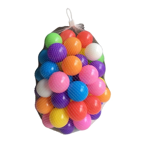 UDIYO 50pcs Secure Non-toxic Baby Kid Pit Toy Swim Fun Colorful Soft Plastic Ocean Ball