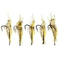 thumbnail image 1 of UDIYO 5Pcs 5cm 1.3g Artificial Lifelike Shrimp Shaped Fishing Soft Lure Bait Tackle, 1 of 7