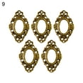 thumbnail image 1 of UDIYO 5Pcs/Pack Nail Decor Vintage Hollow-carved Design Alloy 3D Nail Manicure Craft Ornaments for Nail Design, 1 of 7