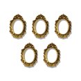 thumbnail image 1 of UDIYO 5Pcs/Set DIY Painting Frame Shape Nail Decor Exquisite Stylish Metal Manicure Art Decor for Female, 1 of 7