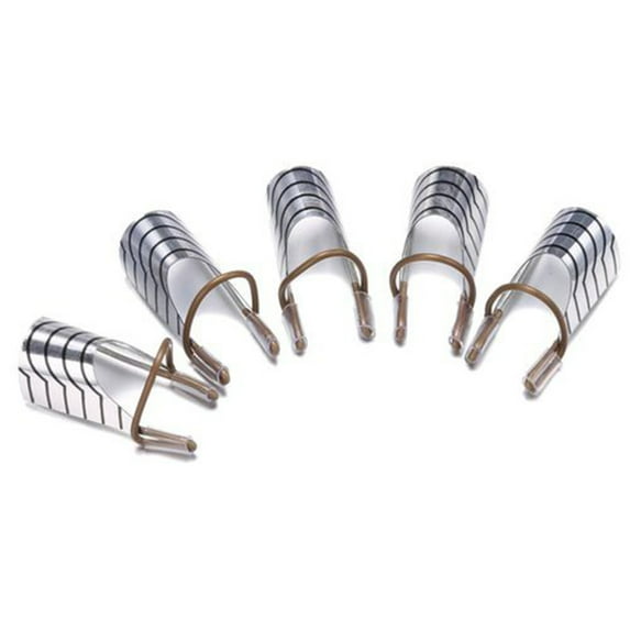 UDIYO 5Pcs Women Reusable UV Gel Acrylic Tips Nail Art Extension Guide Form Tool