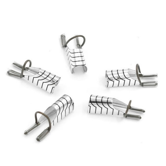 UDIYO 5Pcs Women Reusable UV Gel Acrylic Tips Nail Art Extension Guide Form Tools