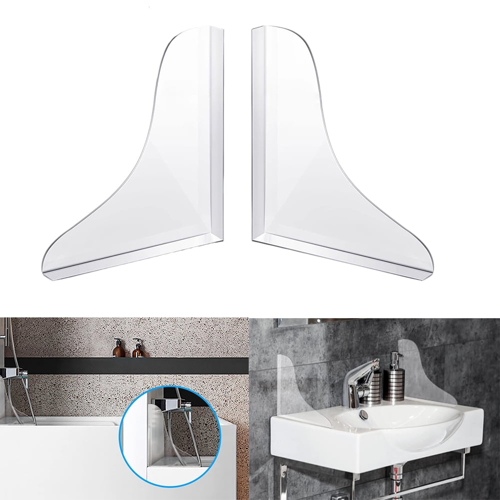 UDIYO 6 Pieces Bathtub Shower Splash Guard, Bathroom Bath Tub Splash