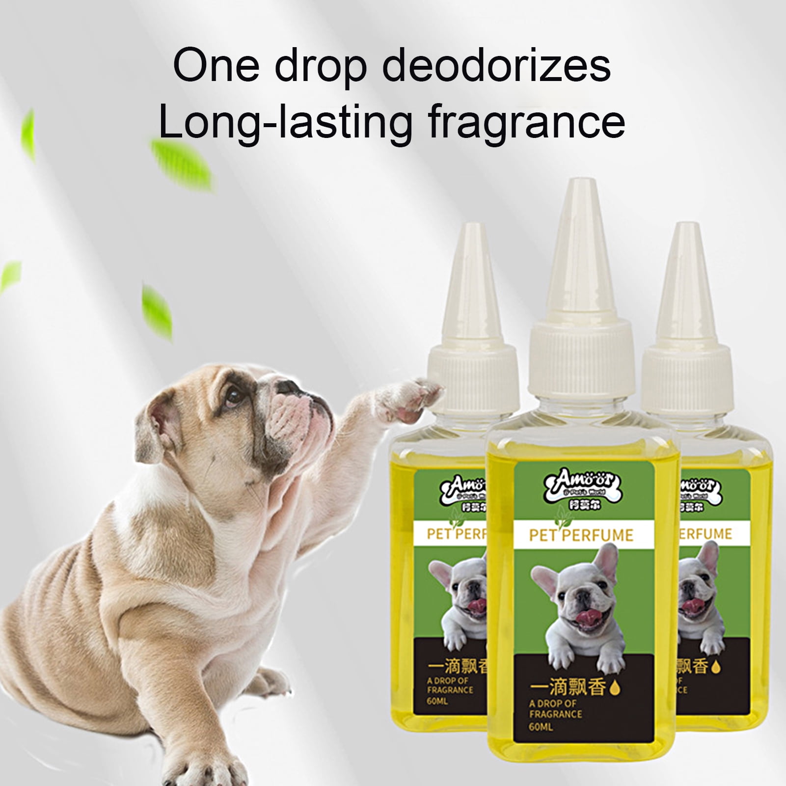UDIYO 60ml Pet Deodorant Freshener Safe Ingredients Eliminate Odors