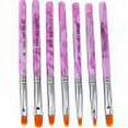 thumbnail image 1 of UDIYO 7 Pcs/Set UV Gel Acrylic Nail Art DIY Brush Painting Drawing Craft Pens, 1 of 5