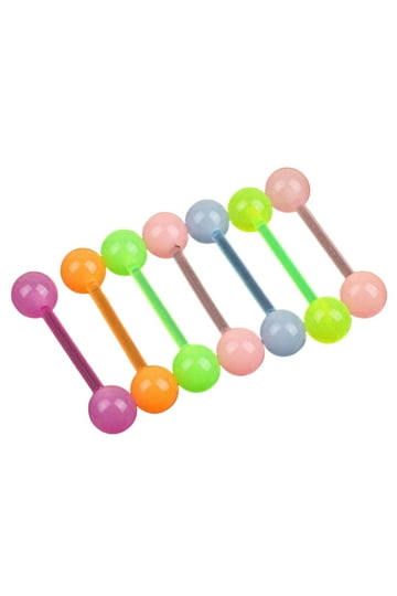 Explore Colorful Vibrating Tongue Rings and Piercing Jewelry