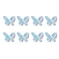 thumbnail image 1 of UDIYO 8Pcs Nail Rhinestone Exquisite DIY Lightweight Double Layer Butterfly Nail Ornament for Women, 1 of 7