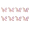 thumbnail image 1 of UDIYO 8Pcs Nail Rhinestone Exquisite DIY Lightweight Double Layer Butterfly Nail Ornament for Women, 1 of 7