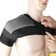 thumbnail image 1 of UDIYO Adjustable Dislocation Pain Injury Arthritis Shoulder Support Strap Sports Pad, 1 of 6