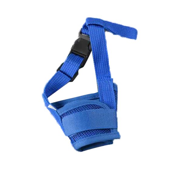 UDIYO Adjustable Pet Puppy Mouth Cover Mask Pure Color Anti Biting Soft Dog Muzzle