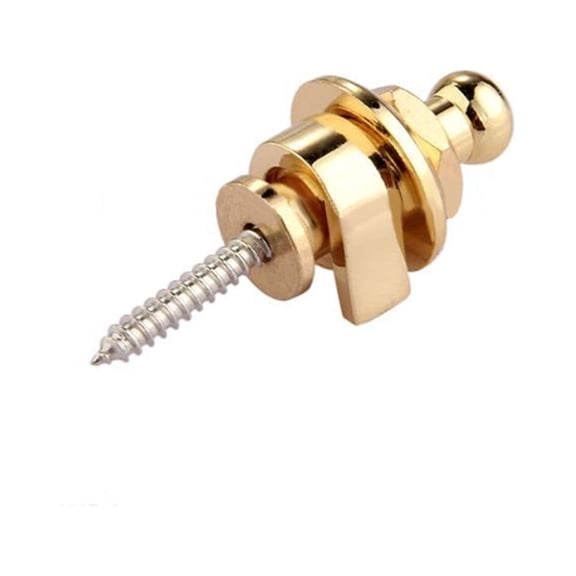 UDIYO Anti-Slip Metal Guitar Strap Locks Fasten Security Guitar Bass Locking Button