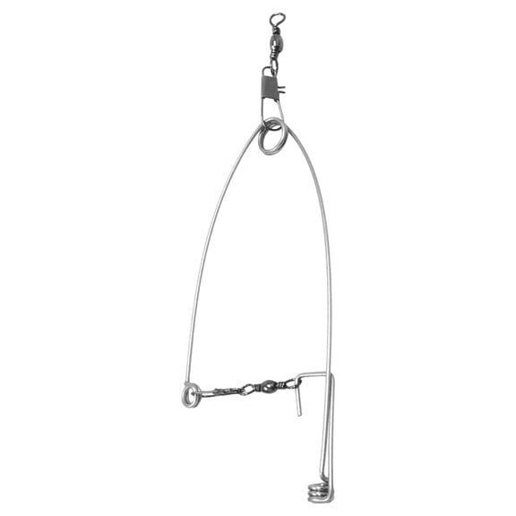 UDIYO Automatic Fish Hook Labor-Saving Strong Strength Simple Operation Spring Fishhook Bait Catch Net Catapult for Lake