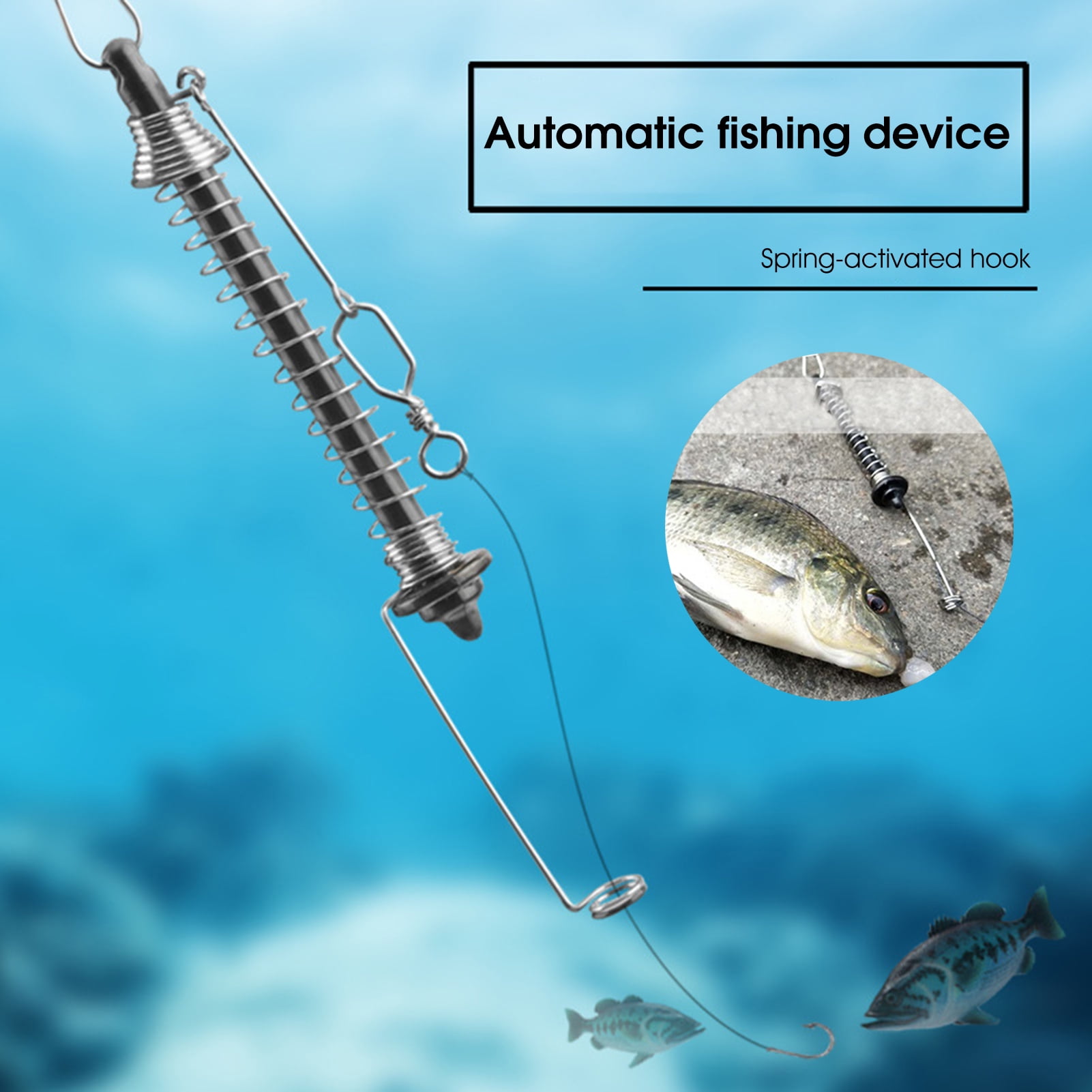 1pc Automatic Fishing Hook at top speed, A Lazy Person Convenient