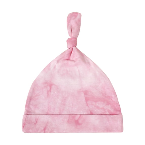UDIYO Baby Hat Tie Dye Tail Spring Autumn Wear-resistant Stretchy Newborn Infant Beanie Cap for Party