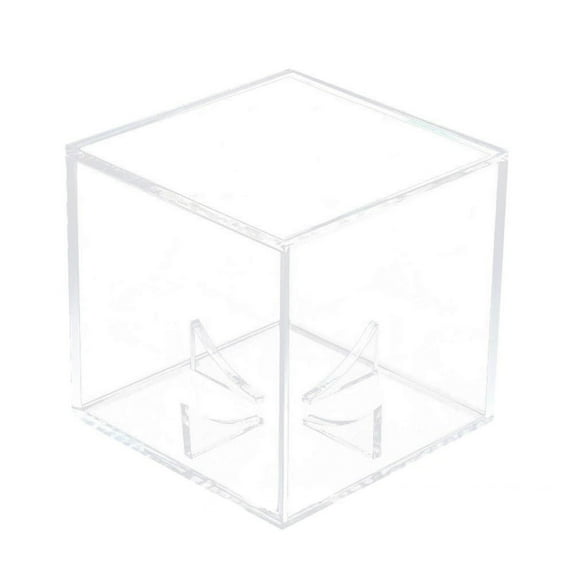 UDIYO Baseball Display Case Transparent Storage Durable Square Baseball Show Box Sports Supplies