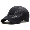 thumbnail image 1 of UDIYO Breathable Sun Hat Mesh Hole Chinese Style Dragon Print Peaked Cap for Outdoor, 1 of 8