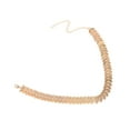 thumbnail image 1 of UDIYO Choker Leaf Design Collar Chain Alloy Punk Women Choker Necklace Jewelry for Party, 1 of 7