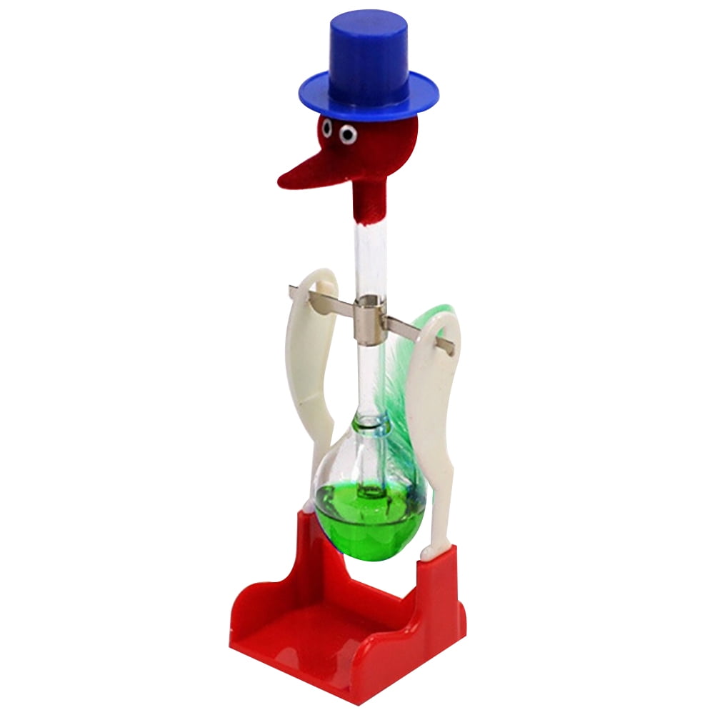 UDIYO Creative NonStop Liquid Drinking Glass Lucky Bird Duck Bobbing Magic Prank Toy