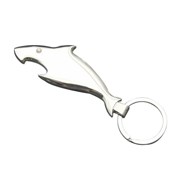 UDIYO Creative Shark Keychain Fish Can Bottle Opener Key Chain Ring Birthday Gift