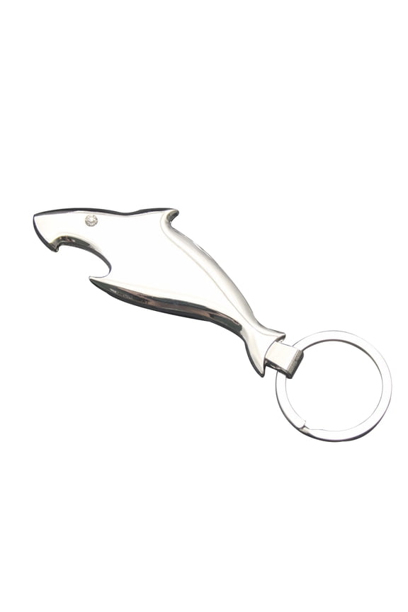 Creative Shark Keychain Fish Can Bottle Opener Key Chain Ring Birthday Gift