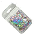 thumbnail image 1 of UDIYO Cross Star Flakes Nail Glitter Sequins Paillette Manicure 3D Art Tips Slices, 1 of 7