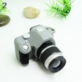 thumbnail image 1 of UDIYO Cute Mini Digital Single Lens Reflex DSLR Camera Style LED Flash Light Keychain, 1 of 6