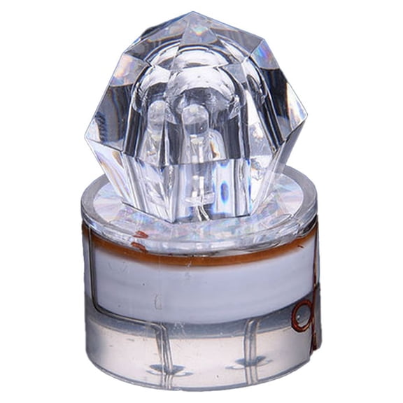 UDIYO Deep Sea Diamond Shape Underwater Fishing LED Light Squid Strobe Bait Lure Tool