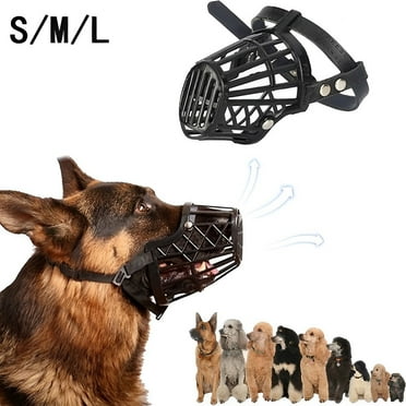 UDIYO Dog Muzzle, basket muzzle for Small Medium Large Dogs, Prevents Biting and Barking, Breathable and Adjustable