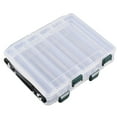 thumbnail image 1 of UDIYO Double Layers Fish Lure Bait Hook Tackle Box Fishing Tool Storage Case Container, 1 of 6