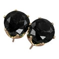 thumbnail image 1 of UDIYO Ear Studs Elegant All Match Cubic Zirconia Round Exquisite Earrings for Dating, 1 of 7